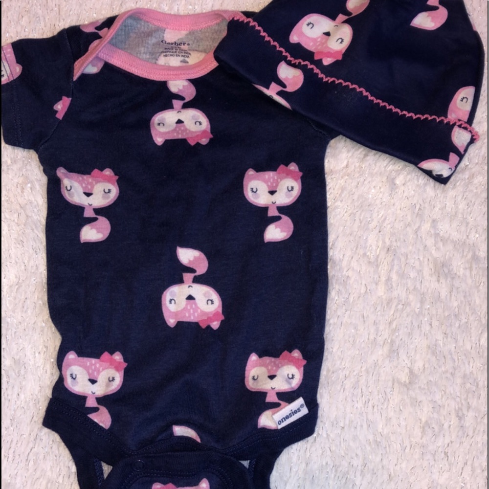 onesie + hat